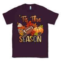 Plum tis the season football Classic Tee - CowGirlArtShop