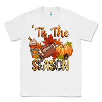 White tis the season football Classic Tee - CowGirlArtShop