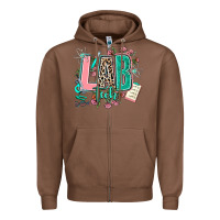 Chestnut lab tech Zipper Hoodie - AdoDesignShop