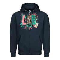 Navy lab tech Zipper Hoodie - AdoDesignShop