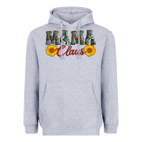 Heather Grey mama claus Heavyweight Hoodie - AdoDesignShop