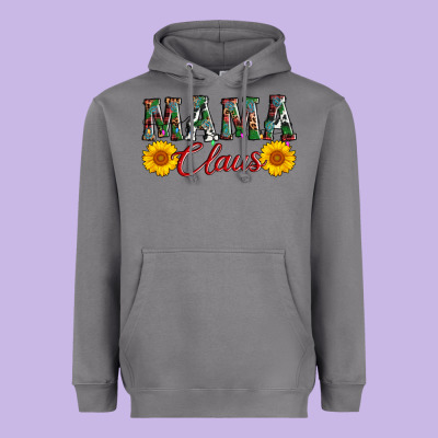 Mama Claus Heavyweight Hoodie Designed By Adodesignshop