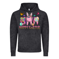 Vintage Black Happy Easter Dental And Egg Vintage Hoodie - BundleAndBundleShop