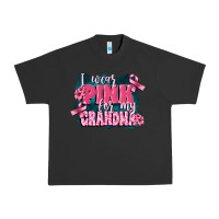 Pigment Black i wear pink for my grandma Urban Heavy Tee - FaDigitalArtStudio
