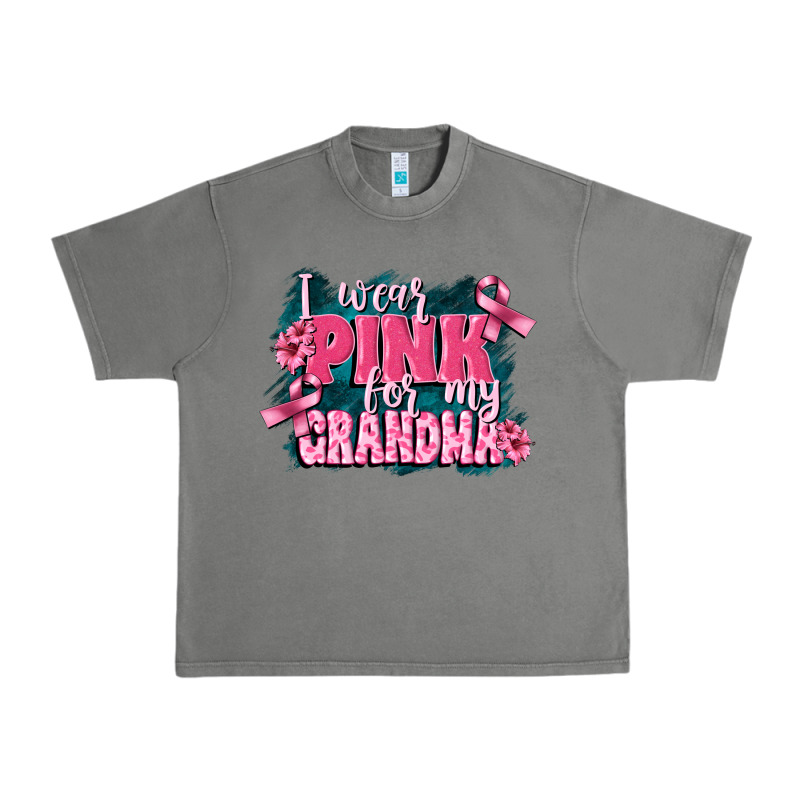 I Wear Pink For My Grandma Urban Heavy Tee by FaDigitalArtStudio | Teevron