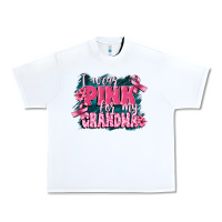 White i wear pink for my grandma Urban Heavy Tee - FaDigitalArtStudio