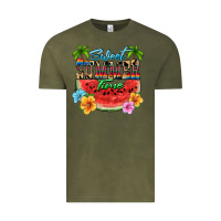 Vintage Olive Sweet summer time Vintage Tee - FaDigitalArtStudio