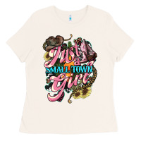 Bone Just a small town girl Ladies Tee - HowdyJamesFarm
