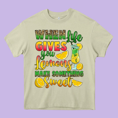 When Life Gives You Lemons Make Something Heavy Core Tee Designed By Ranaportraitstore