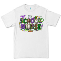 School Nurse Mardi Gras Premium Tee | Teevron
