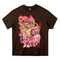 Chocolate Brown Cupids candy with candies Valentine's Day Heavy Core Tee - HowdyJamesFarm