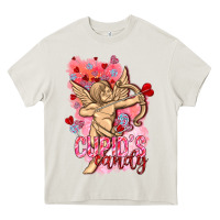 Cream Cupids candy with candies Valentine's Day Heavy Core Tee - HowdyJamesFarm