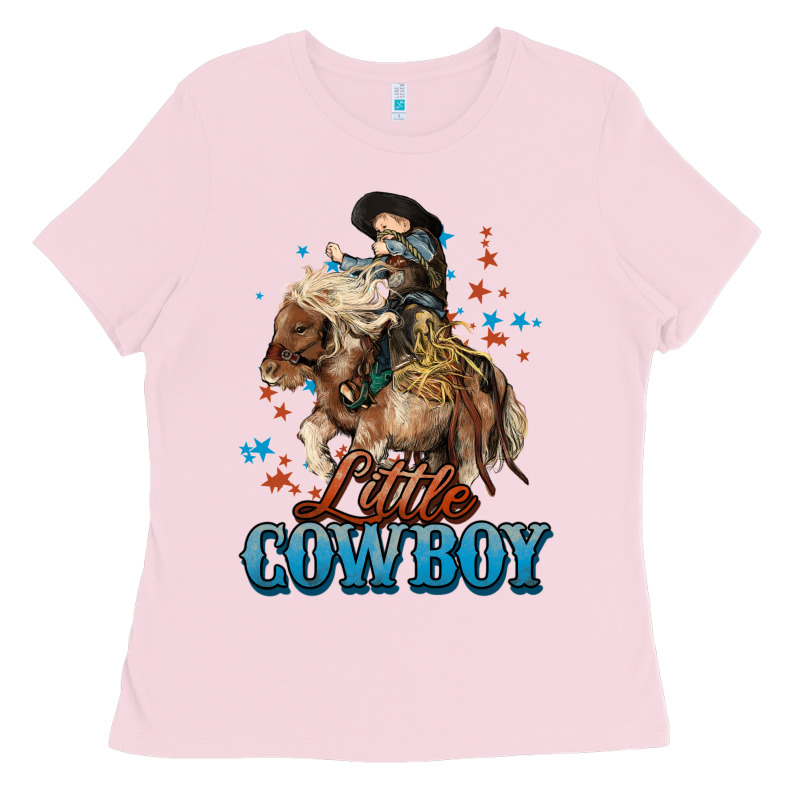 Little Cowboy Midilli Horse Kid Boy Ladies Tee by HowdyJamesFarm | Teevron