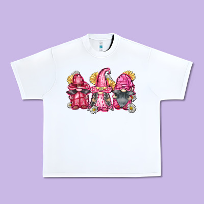 Breast Cancer Gnomes Urban Heavy Tee Designed By Fadigitalartstudio