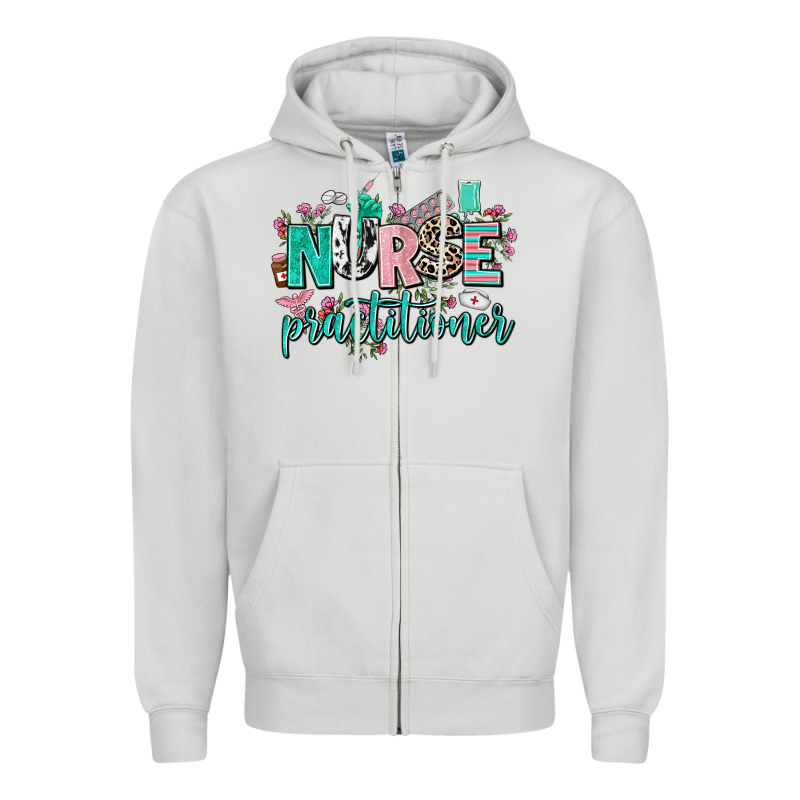 Nurse Practitioner Zipper Hoodie by AdoDesignShop | Teevron