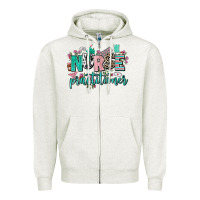 Oatmeal Heather nurse practitioner Zipper Hoodie - AdoDesignShop