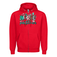 Red nurse practitioner Zipper Hoodie - AdoDesignShop