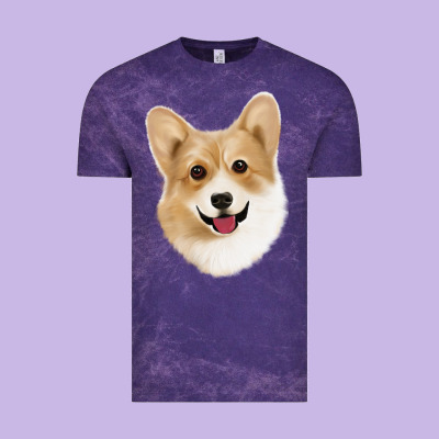 Corgi Vintage Tee Designed By Jasminsmagicworld