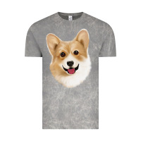 Cloud Rock Corgi Vintage Tee - Jasminsmagicworld