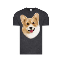 Vintage Black Corgi Vintage Tee - Jasminsmagicworld