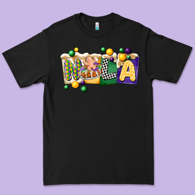 Nola Cake Mardi Gras Premium Tee Designed By Cowgirlartshop
