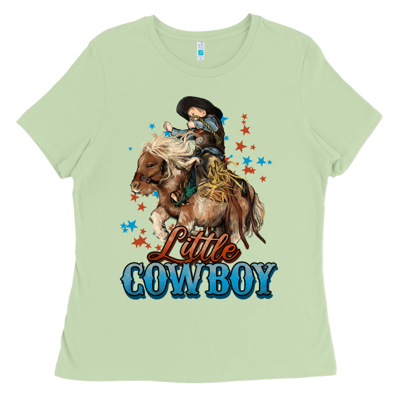 Little Cowboy Midilli Horse Kid Boy Ladies Tee by HowdyJamesFarm | Teevron