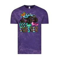 Cloud Purple Easter Day Monster truck Easter egg crusher Vintage Tee - OliviaCreatesArt