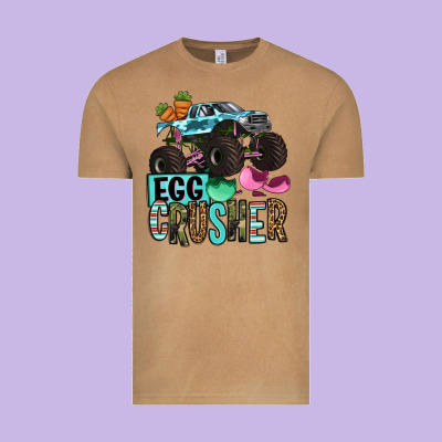 Easter Day Monster Truck Easter Egg Crusher Vintage Tee Designed By Oliviacreatesart