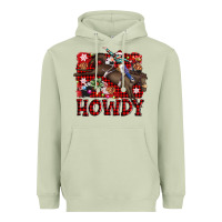 Matcha rodeo christmas howdy Heavyweight Hoodie - AdoDesignShop