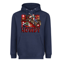 Navy rodeo christmas howdy Heavyweight Hoodie - AdoDesignShop