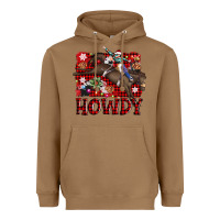 Toasted Coconut rodeo christmas howdy Heavyweight Hoodie - AdoDesignShop