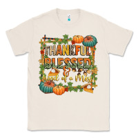 Natural thankful blessed and kind of a mess Classic Tee - CowGirlArtShop