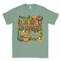 Sage thankful blessed and kind of a mess Classic Tee - CowGirlArtShop