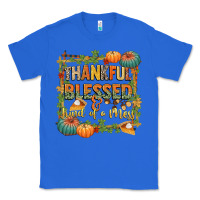True Royal thankful blessed and kind of a mess Classic Tee - CowGirlArtShop