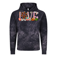 Cloud Black Easter love dog paw Vintage Hoodie - BundleAndBundleShop