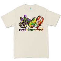 Bone peace love crawfish mardi gras Premium Tee - CowGirlArtShop
