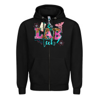 Black lab tech Zipper Hoodie - AdoDesignShop