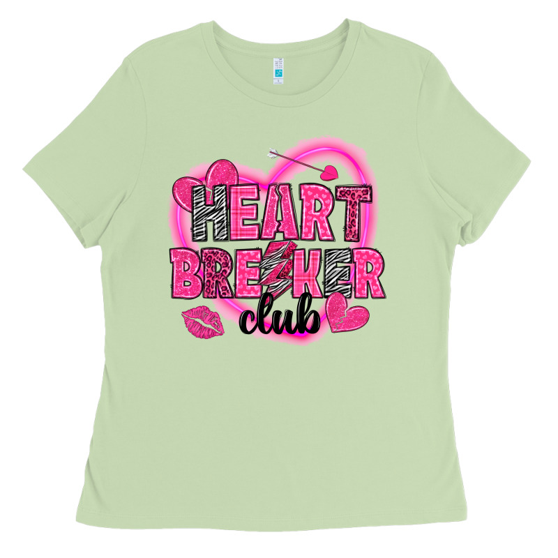 Heart Breaker Club Valentine's Day Ladies Tee by HowdyJamesFarm | Teevron