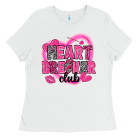 White Heart breaker club Valentine's Day Ladies Tee - HowdyJamesFarm