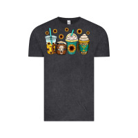 Vintage Black yellowstone coffee cups Vintage Tee - OliviaCreatesArt