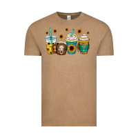 Vintage Coffee yellowstone coffee cups Vintage Tee - OliviaCreatesArt