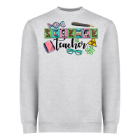 Heather Grey science teacher Heavyweight Sweatshirt - AdoDesignShop