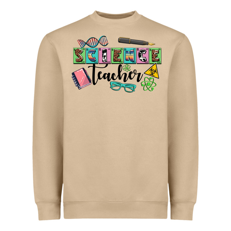 Science Teacher Heavyweight Sweatshirt by AdoDesignShop | Teevron
