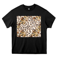 Black leopard Heavy Core Tee - TumblerDesignByShophia
