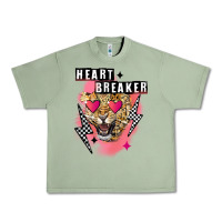 Oil Green Heart breaker Valentine's Day Urban Heavy Tee - FaDigitalArtStudio