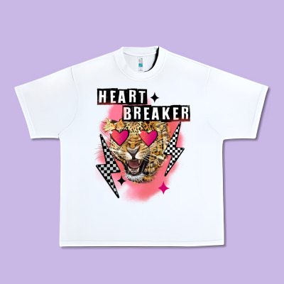 Heart Breaker Valentine's Day Urban Heavy Tee Designed By Fadigitalartstudio
