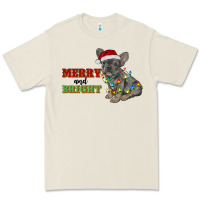 Bone merry and bright french bulldog Premium Tee - RanaPortraitStore