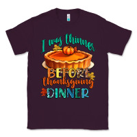 Plum i was thinner before thanksgiving dinner Classic Tee - CowGirlArtShop