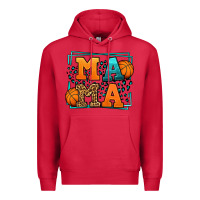Cardinal leopard basketball mama Mother's Day Premium Hoodie - LillyAllenDesigns