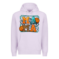 Lilac leopard basketball mama Mother's Day Premium Hoodie - LillyAllenDesigns